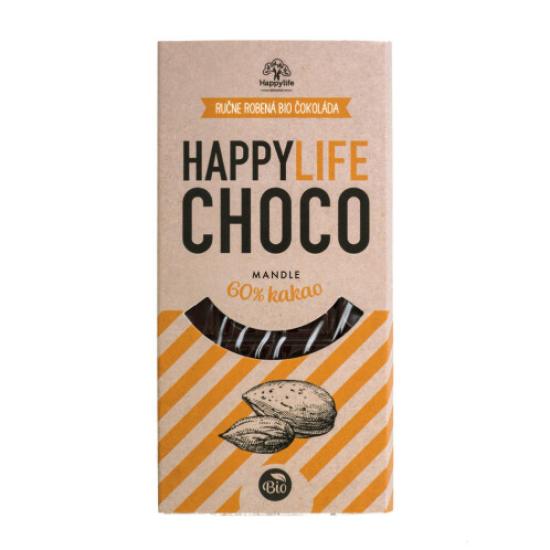 BIO Choco čokoláda 60% mandle 70 g 70g