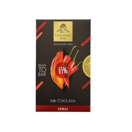 BIO Čokoláda 60% s chilli Bean to bar 60 g 60g