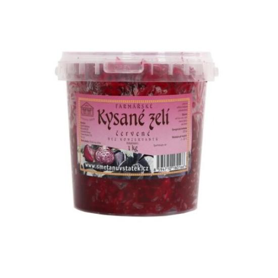 Kysané zelí červené 1 kg 1000g