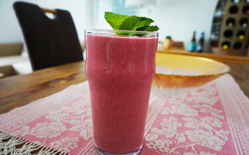 Recept Malinové smoothie s citronem - nejsmoothie.cz