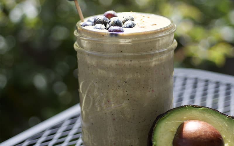 Recept Smoothie avokádo s borůvkami - nejsmoothie.cz