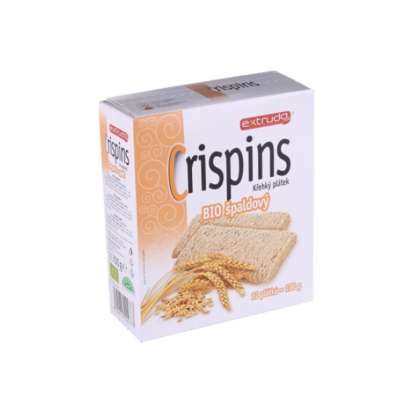 BIO Špaldový plátek Crispins 100 g