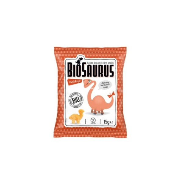 BIO Biosaurus Babe mini s kečupem 15 g 15g