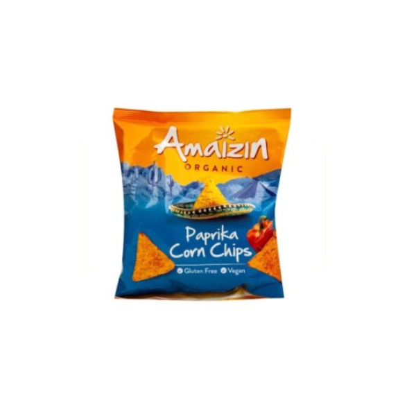 BIO Kukuřičné chipsy paprika Amaizin 75 g 0l