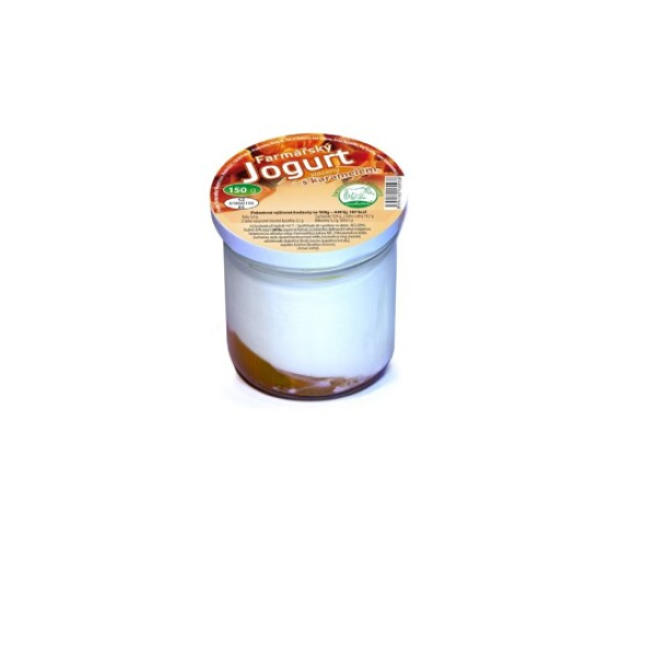 Farmářský jogurt s karamelem 150 g