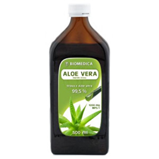 Biomedica Aloe vera přírodní šťáva 99.5% 500ml