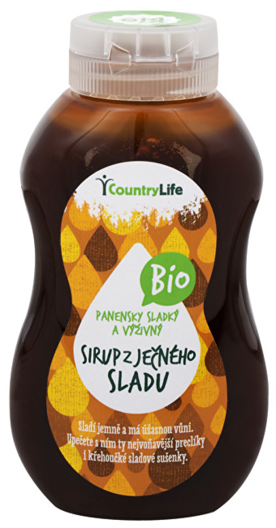 Country Life Bio Sirup ječný se sladem - přírodní sladidlo 250 ml