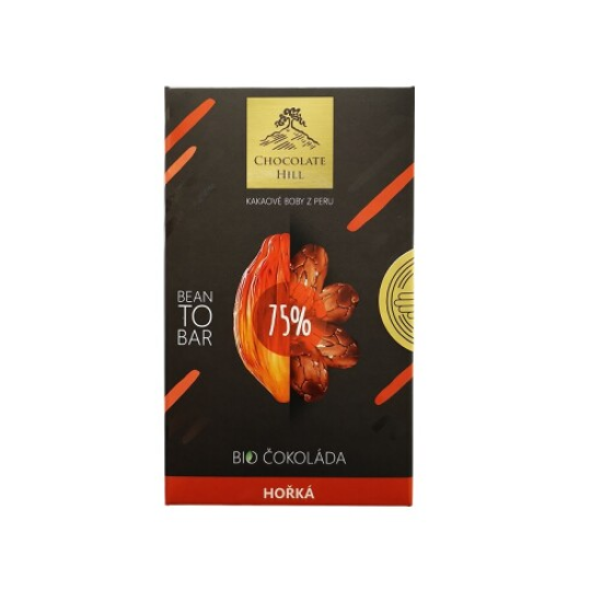 BIO Čokoláda 75% hořká Bean to bar 60 g 60g